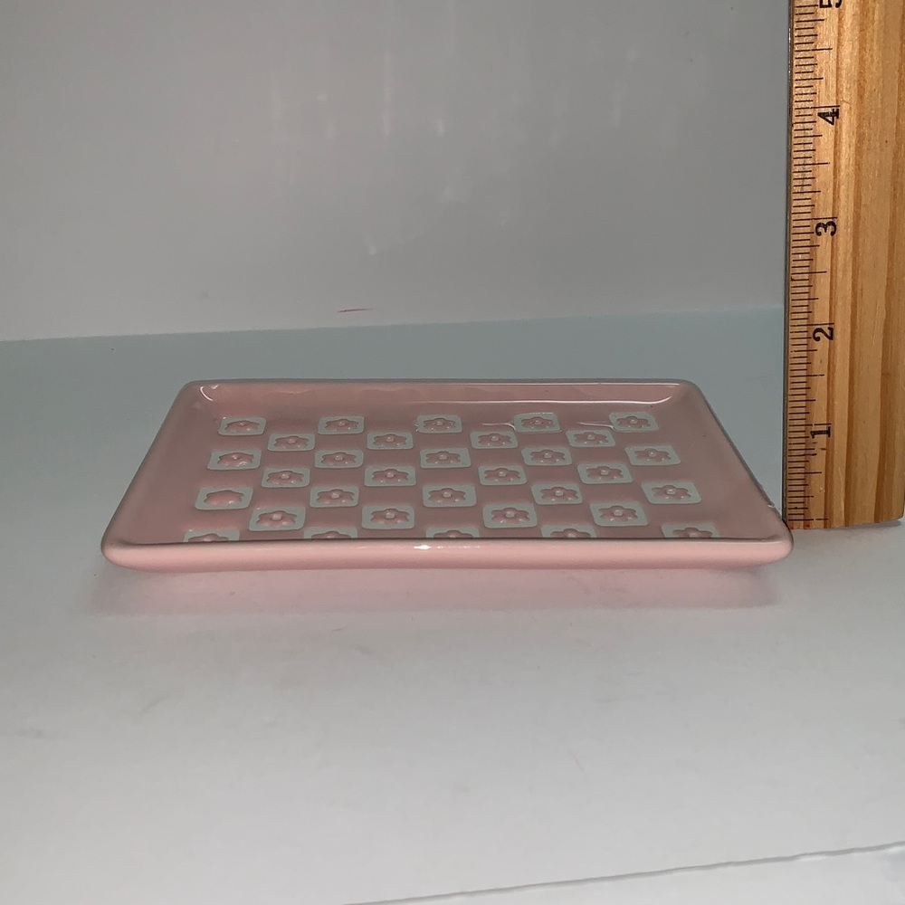 Pink Floral Rectangular Tray - Picture 8 of 9